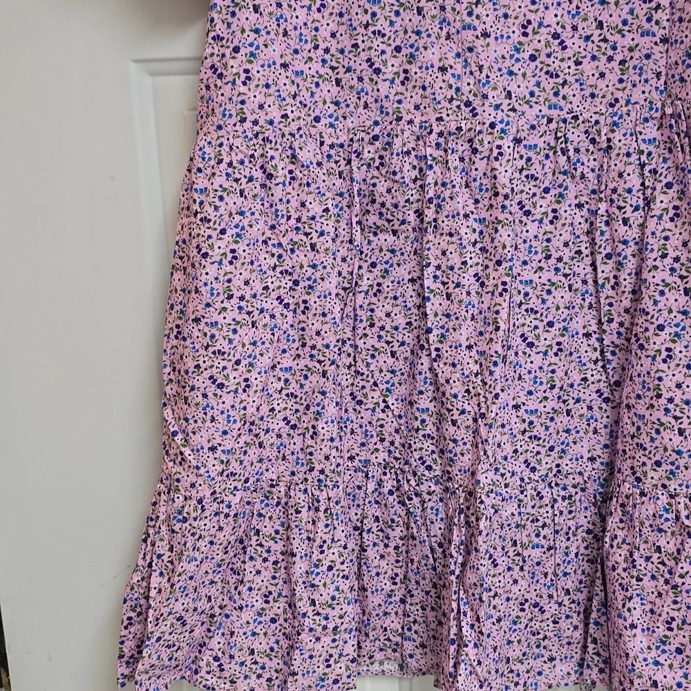 Tuckernuck Hyacinth House Lilac Floral Zip Front Ellie Mini Dress